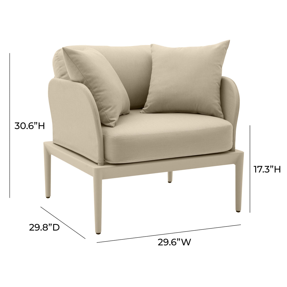 Kapri Outdoor Accent Chair
