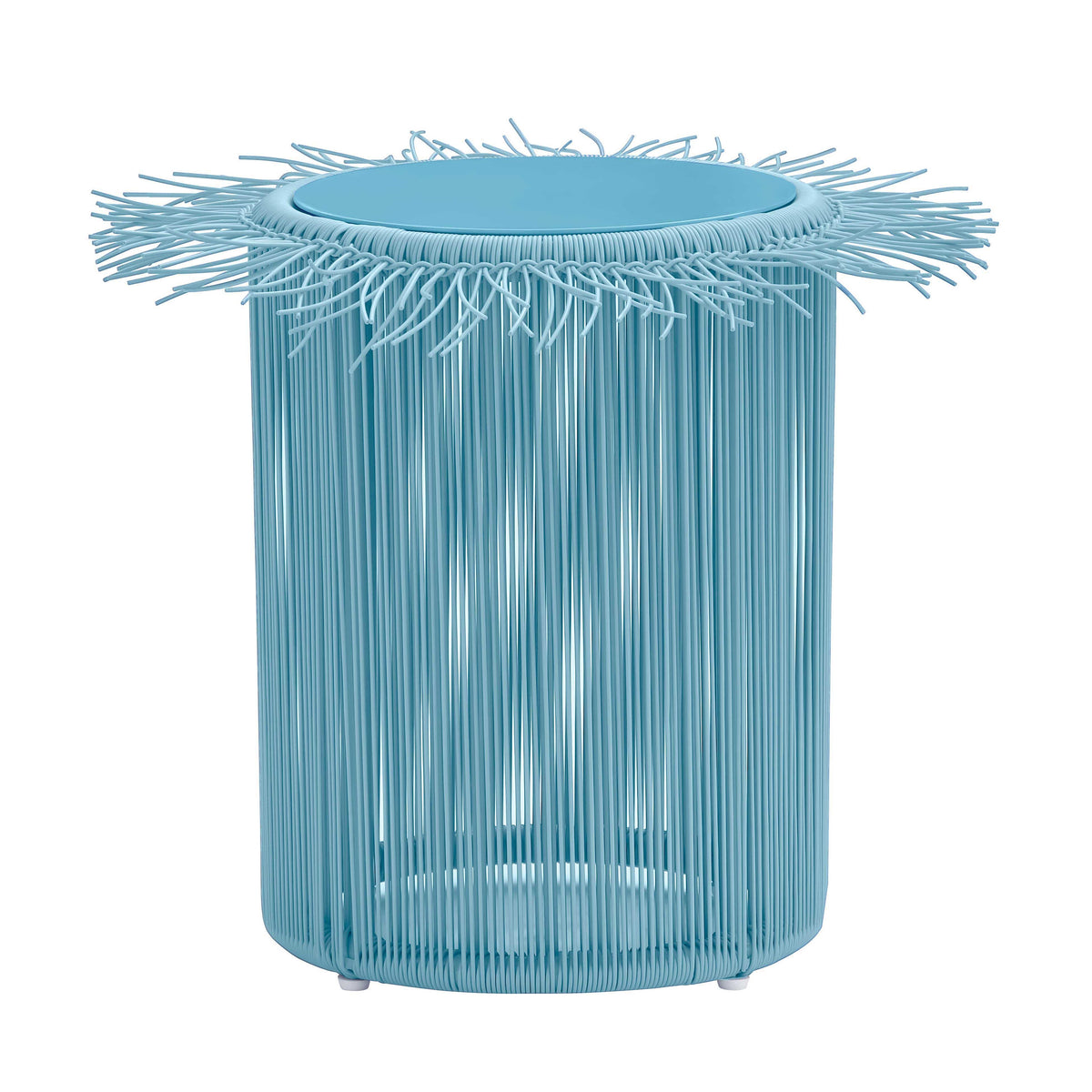 Rafa Outdoor Side Table — Blue null
