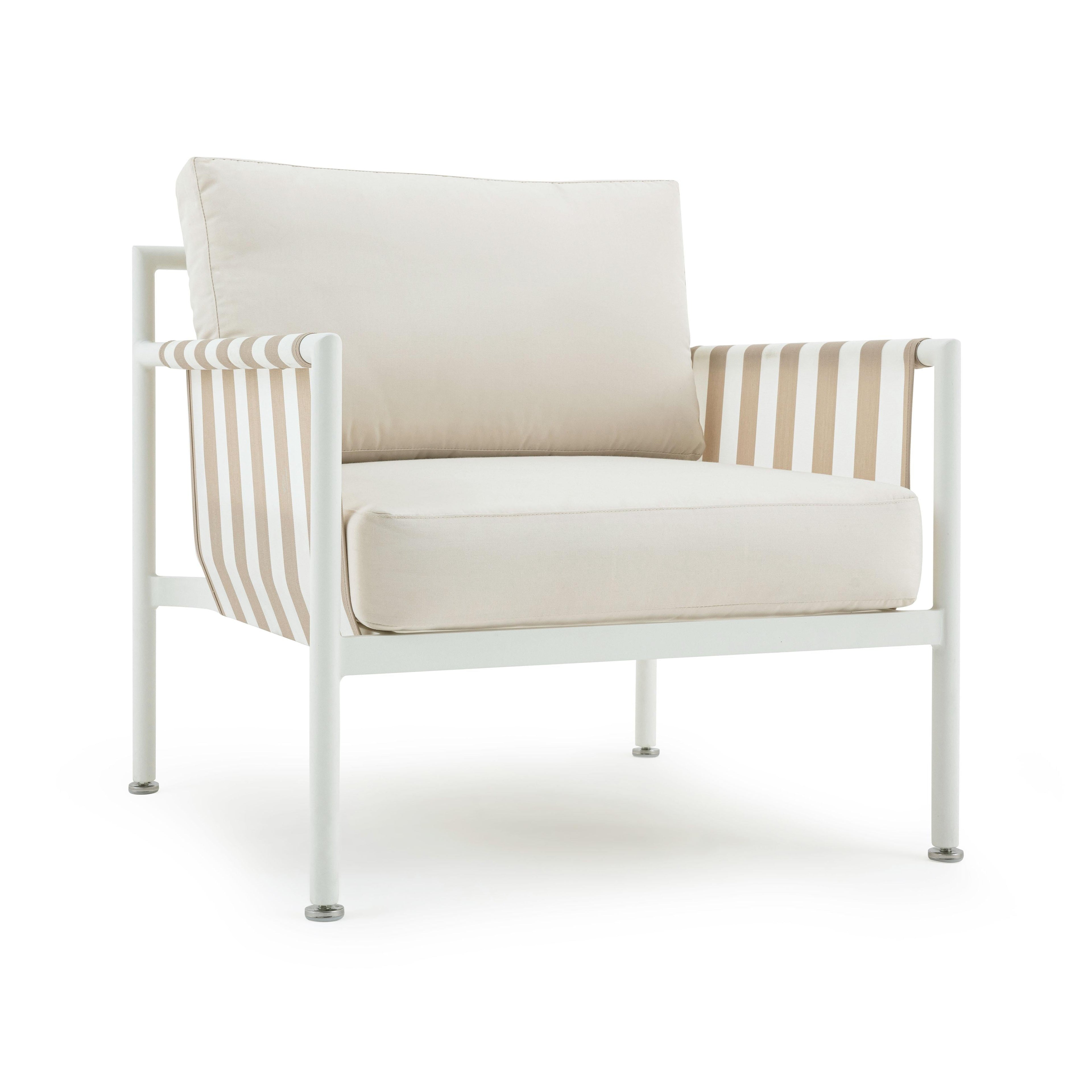 Dunes Cream Outdoor Accent Chair