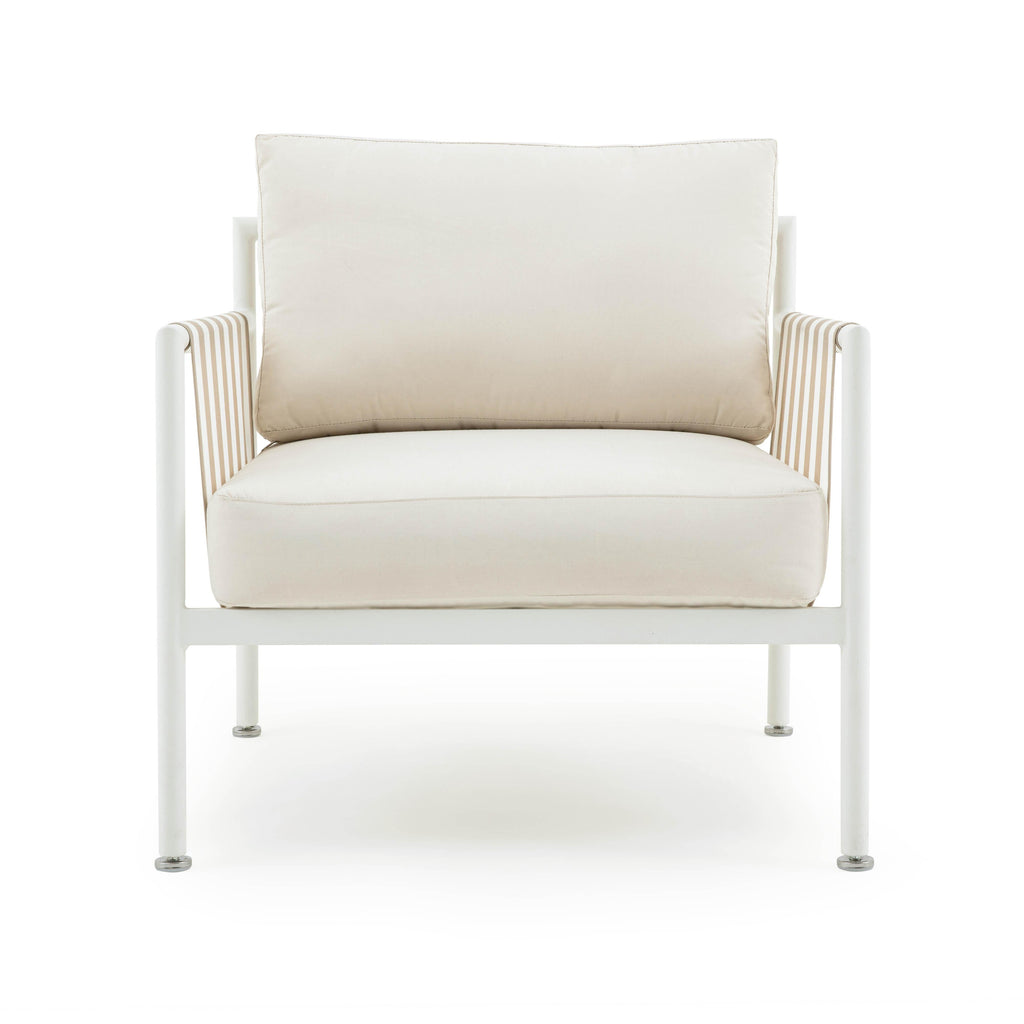 Dunes Cream Outdoor Accent Chair