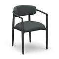 Annika Textured Contract-Grade Fabric Outdoor Dining Arm Chair