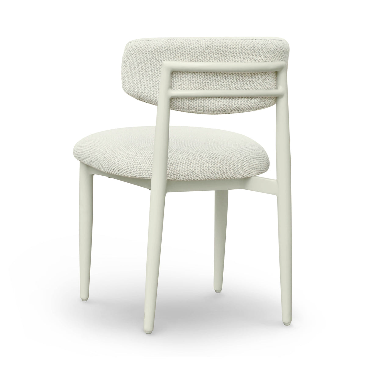 Annika Textured Contract-Grade Fabric Outdoor Dining Side Chair