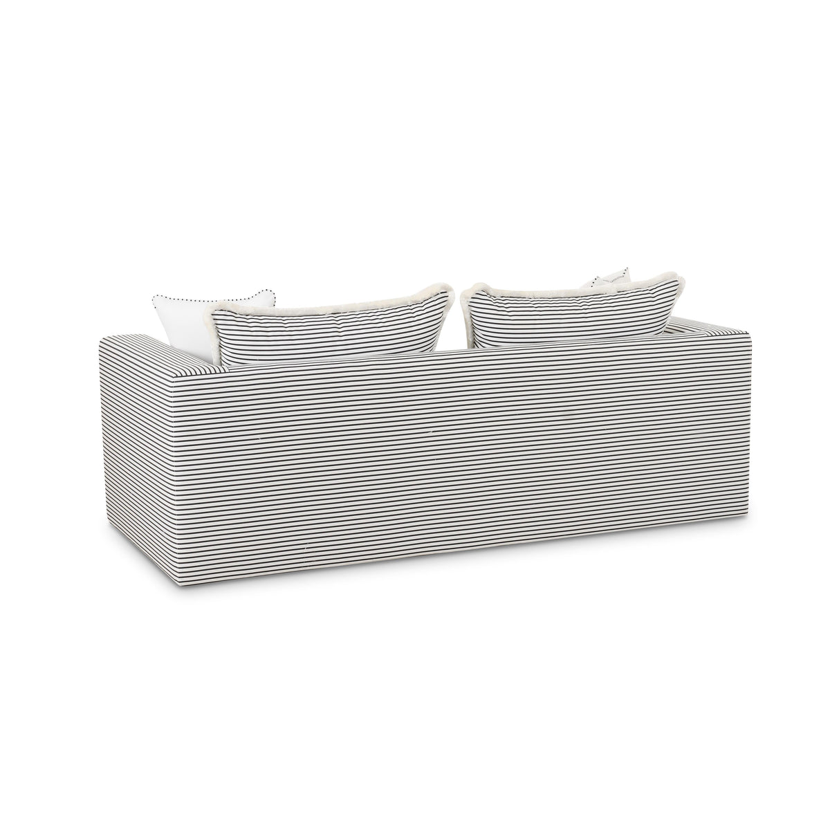 Salty 84.5" Striped Contract-Grade Indoor/Outdoor Sofa