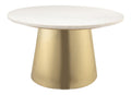 Bleeker 31" Marble Round Coffee Table