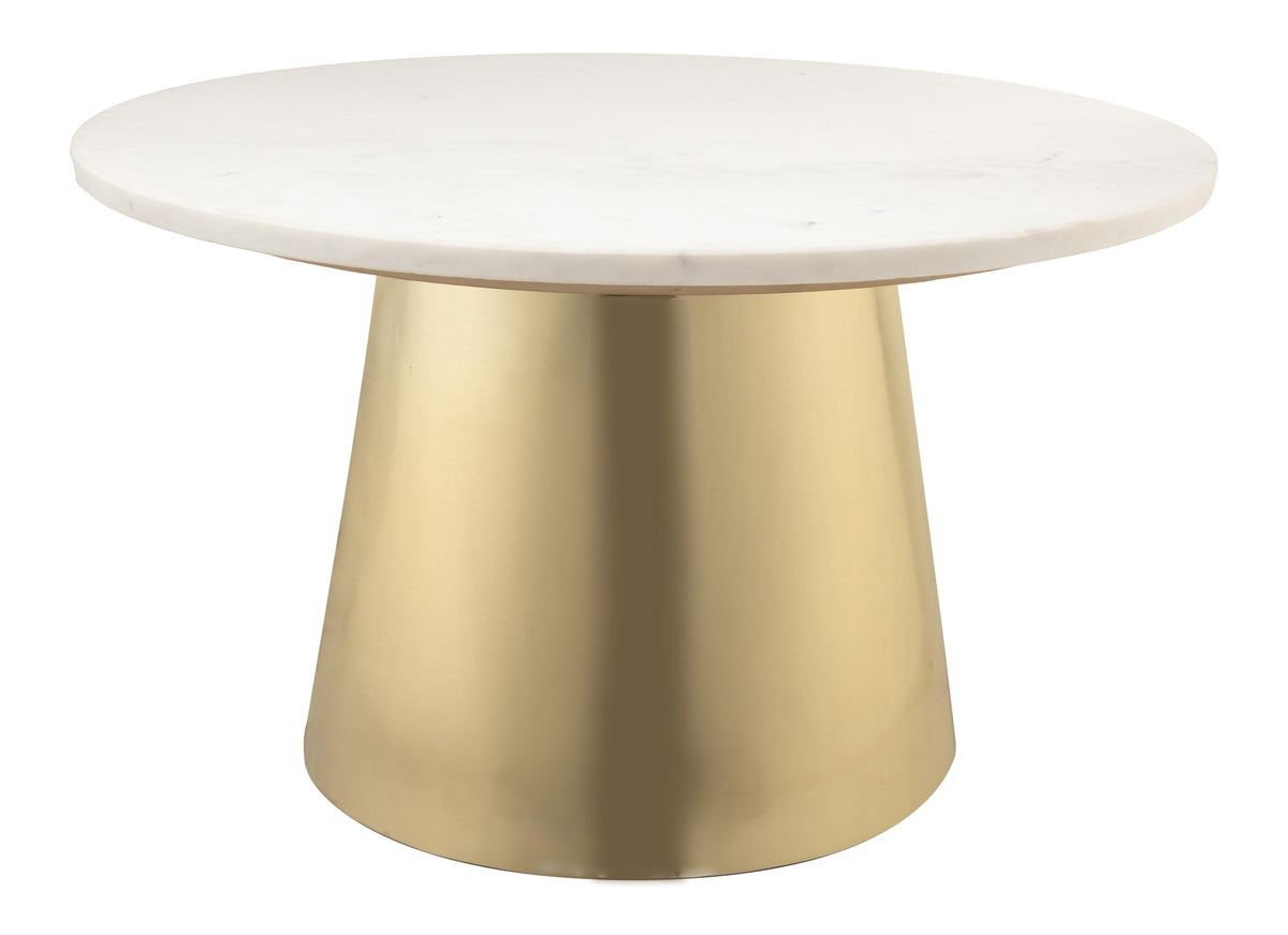 Bleeker 31" Marble Round Coffee Table