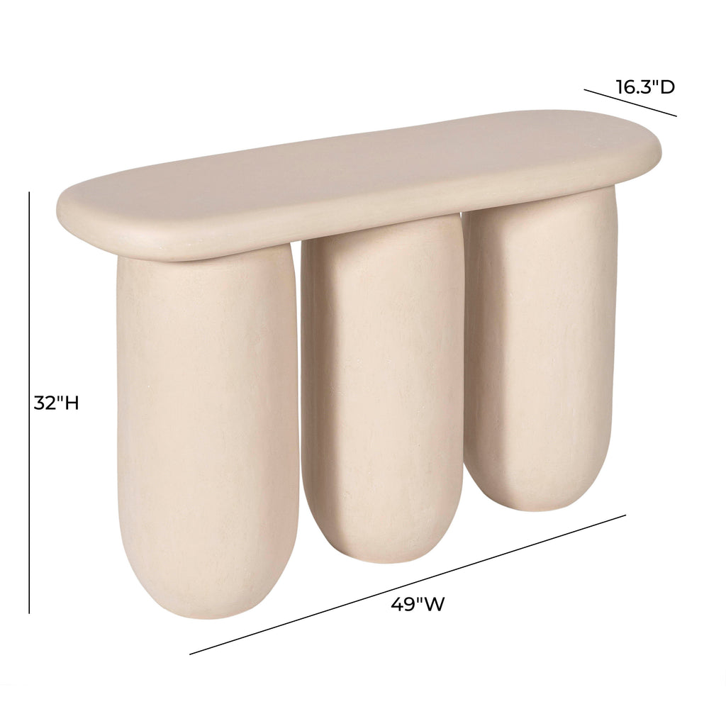 Rahul 49" Textured Console Table