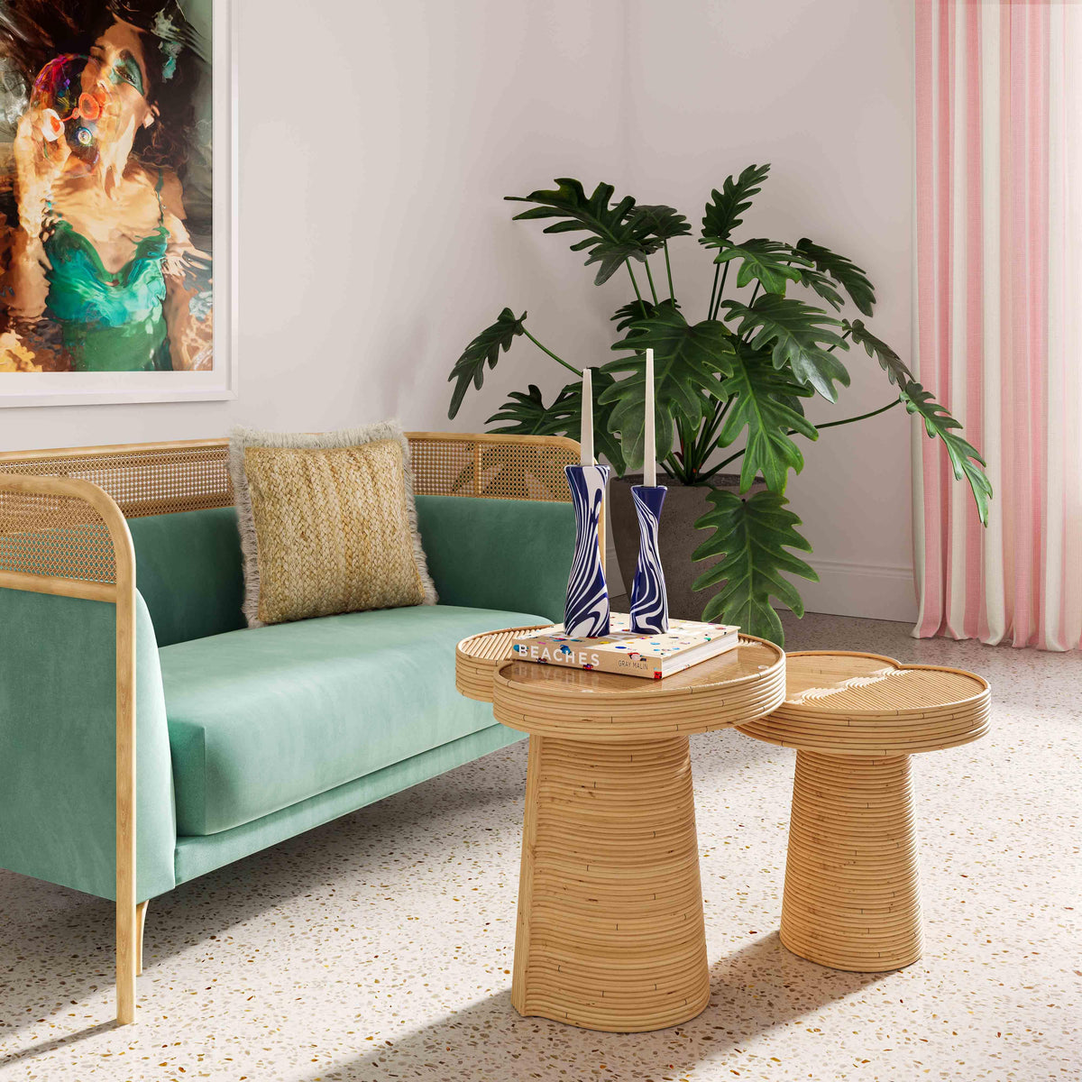 Felicia Lilypad Side Table