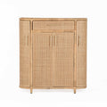 Tarot Natural Rattan Bar Cabinet