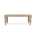 Vicky 49" Natural Woven Seagrass Rectangular Coffee Table