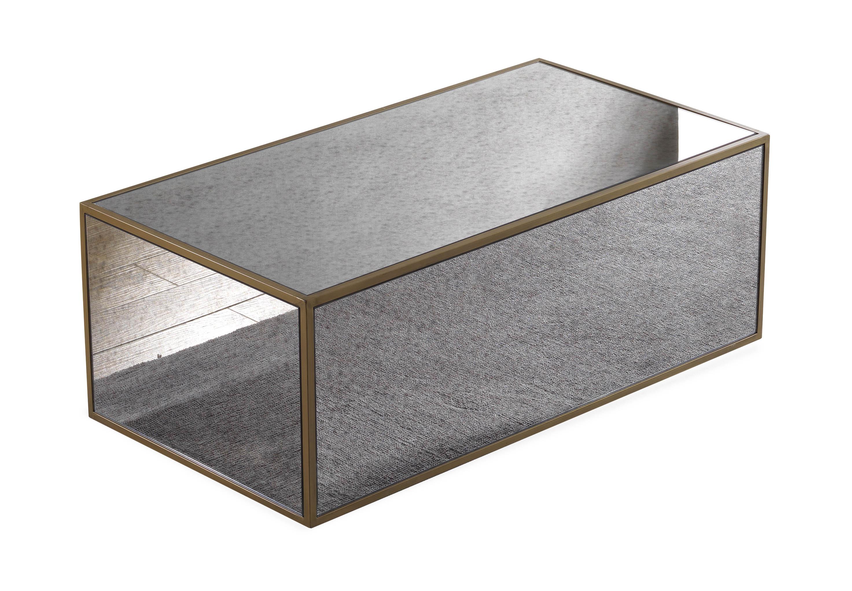 Lana Mirrored Coffee Table (43"-48")