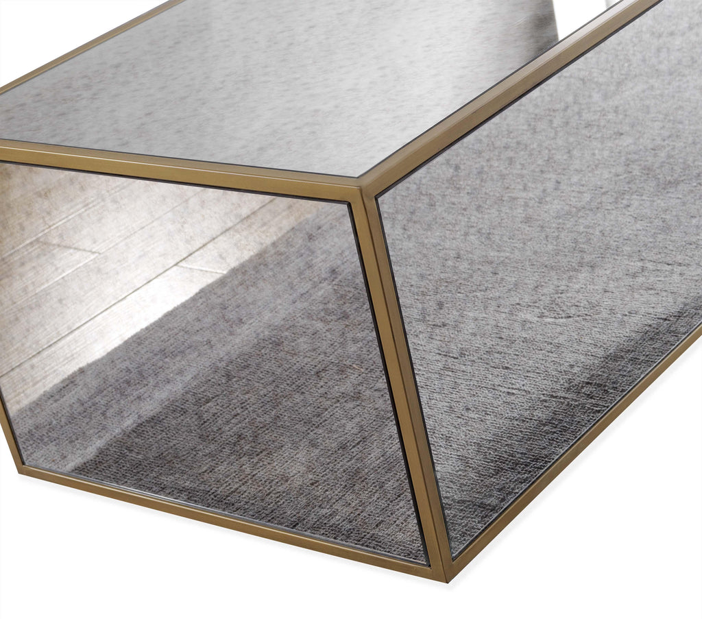 Lana Mirrored Coffee Table (43"-48")