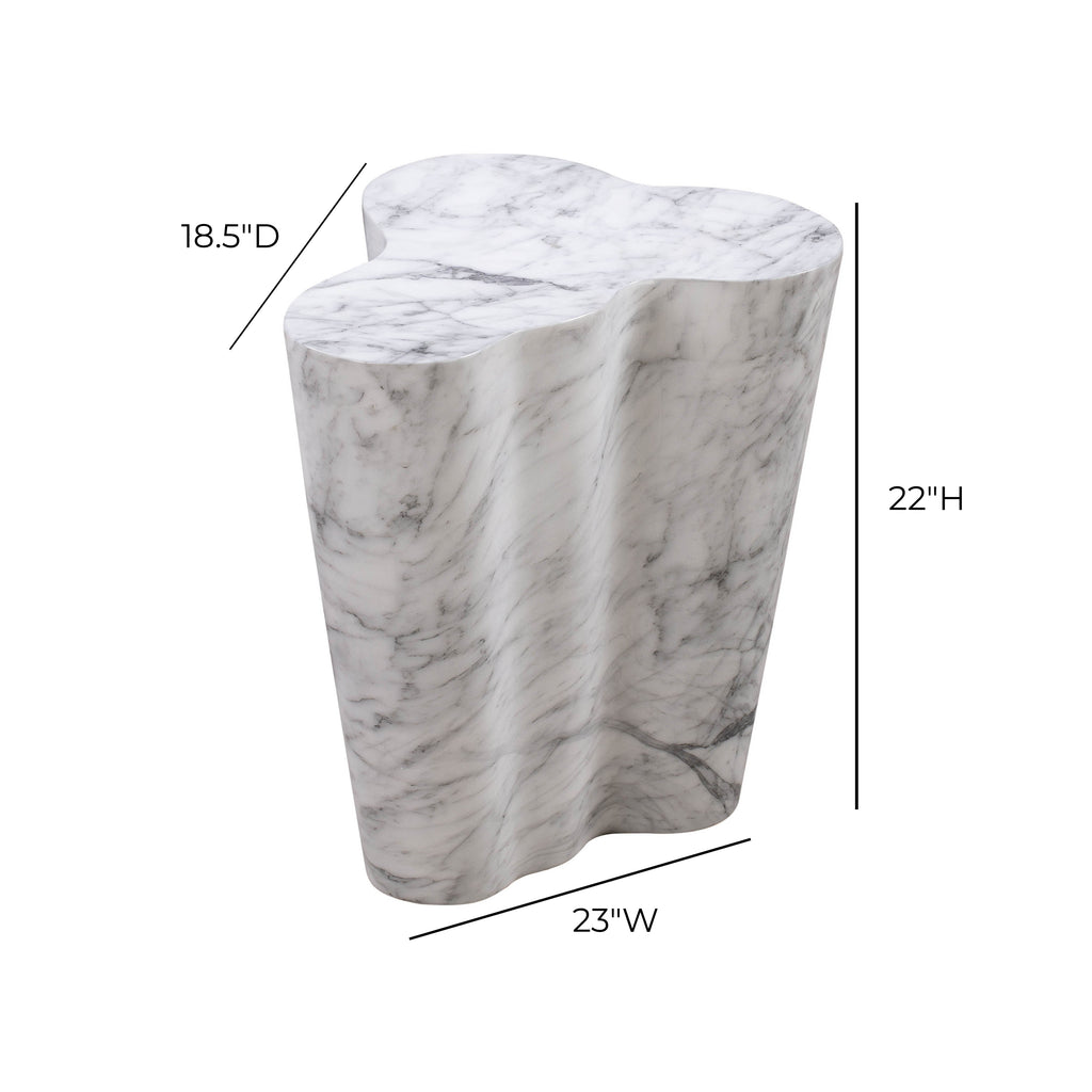 Slab Concrete Indoor/Outdoor Side Table (18"-22")
