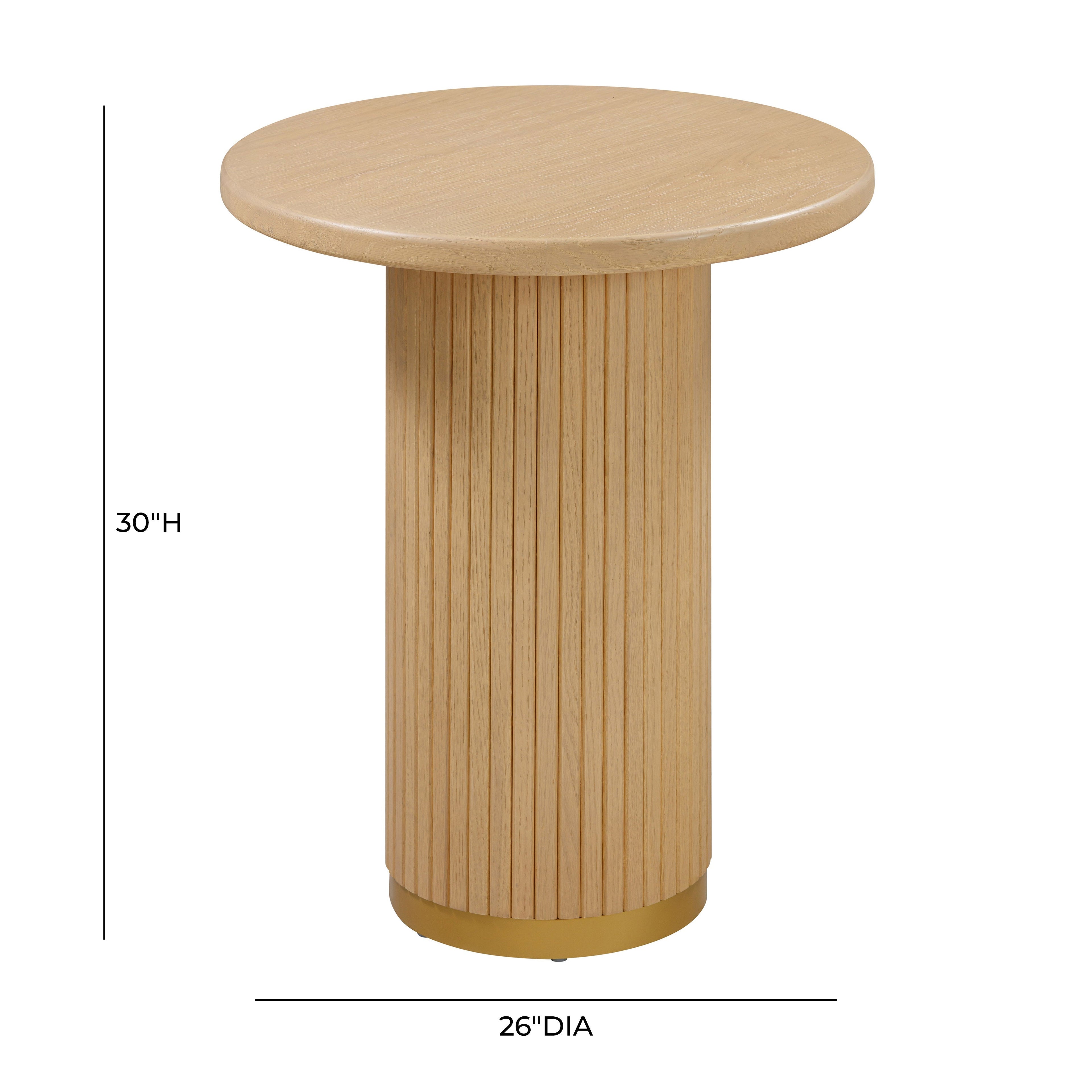 Chelsea Oak Wood Entry Table
