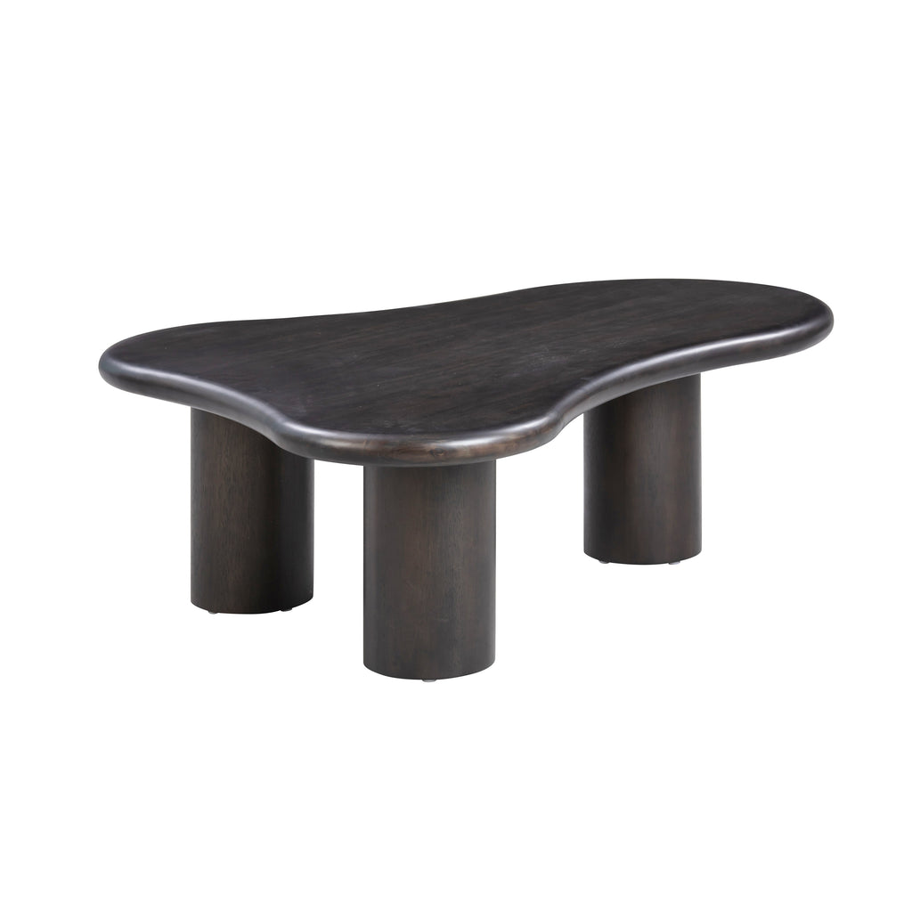Gotham 48" Wood Coffee Table — Dark Umber null
