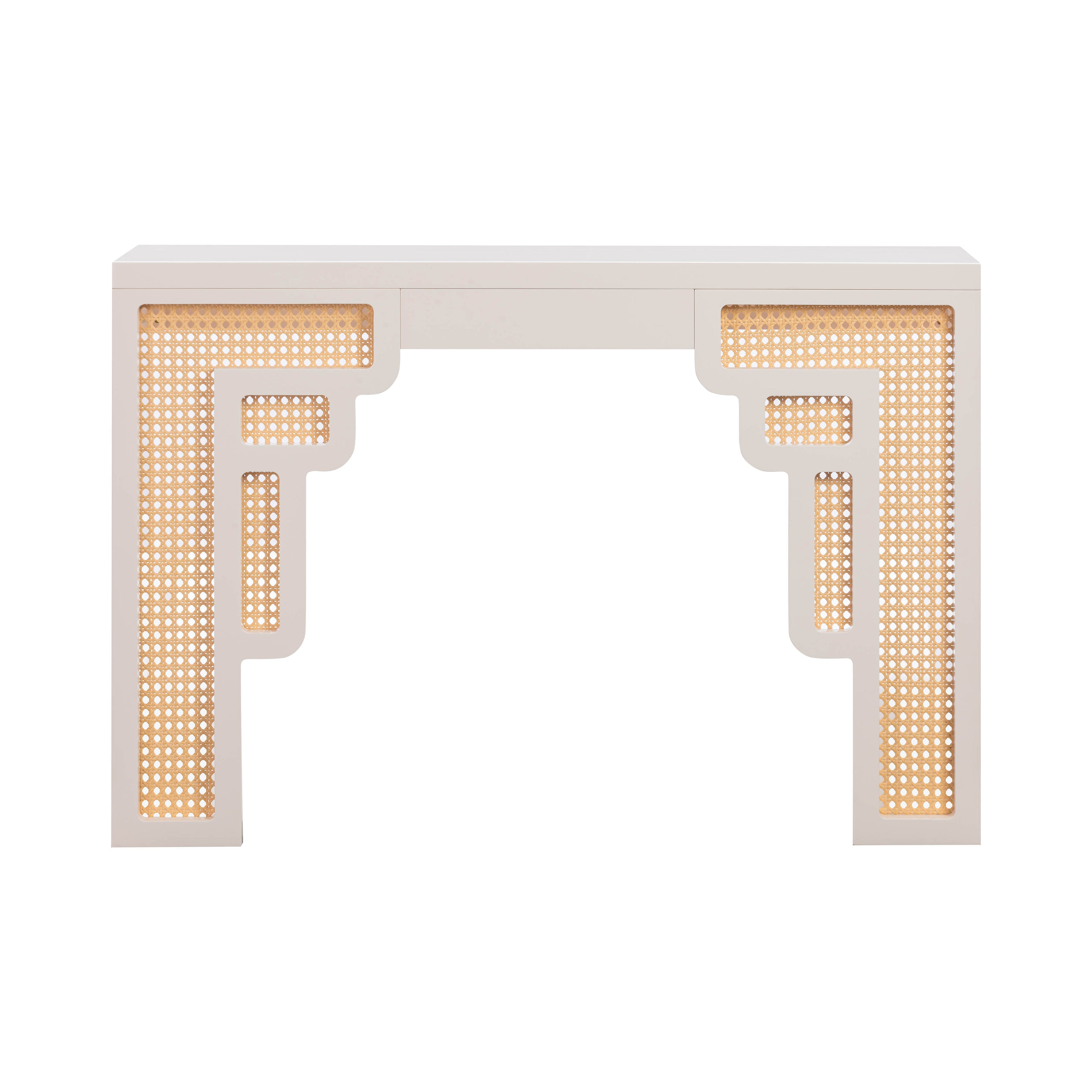 Suzie 45" Rattan Console Table