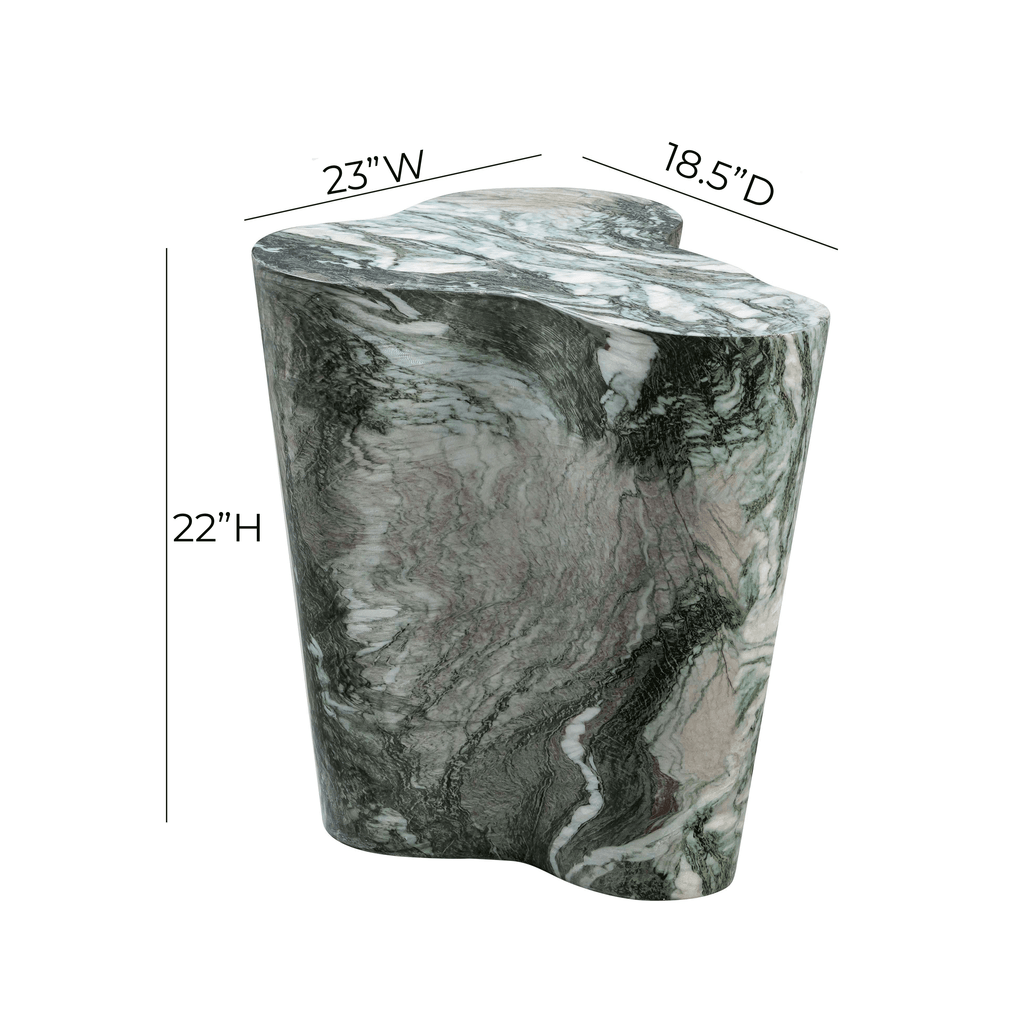Slab Concrete Indoor/Outdoor Side Table (18"-22")