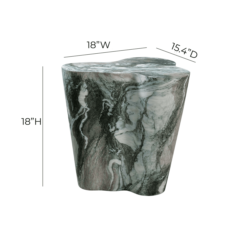 Slab Concrete Indoor/Outdoor Side Table (18"-22")
