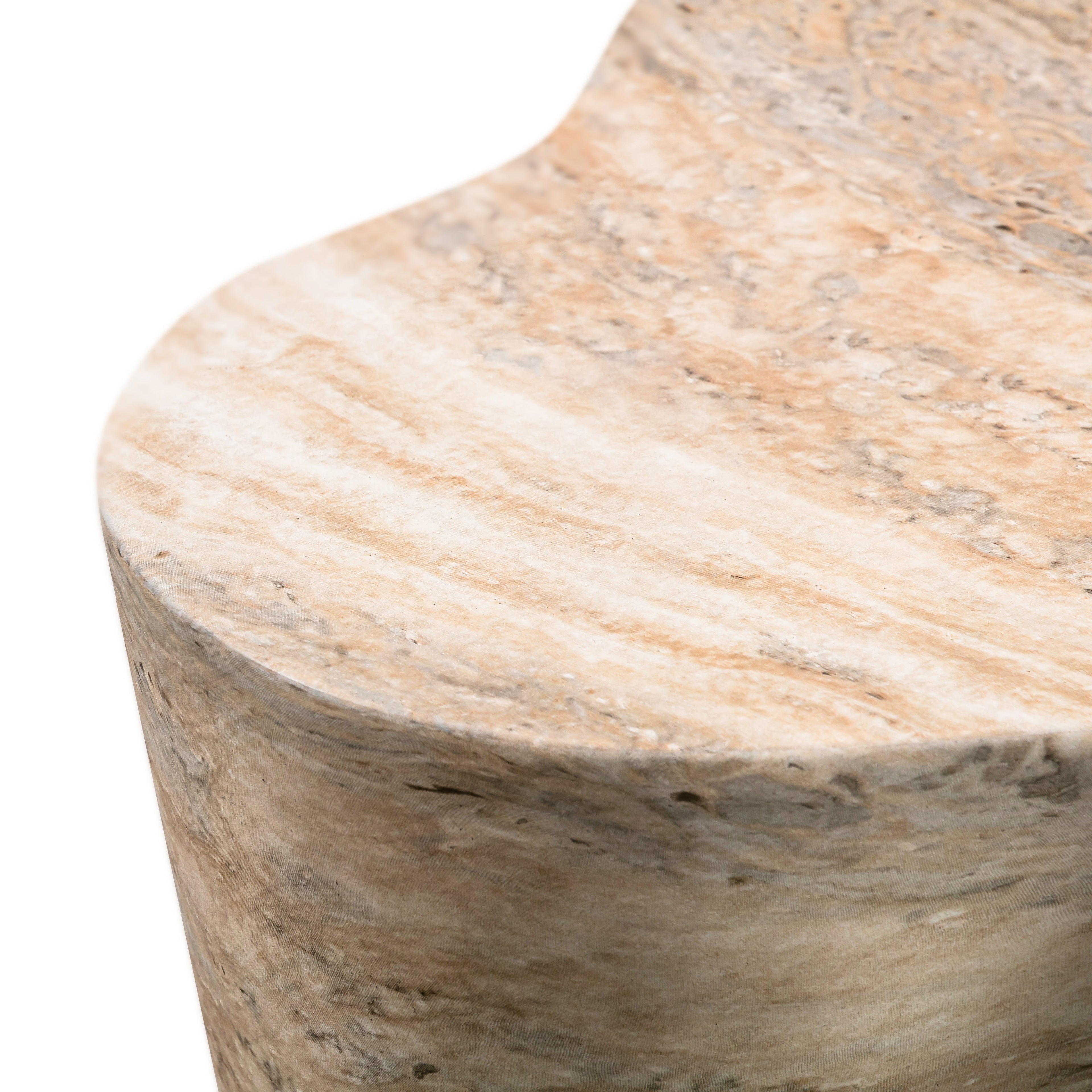 Slab Concrete Indoor/Outdoor Side Table (18"-22")