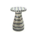 Halio Shell Side Table — Blue,Cream null