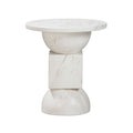 Chip Faux Marble Indoor/Outdoor Side Table