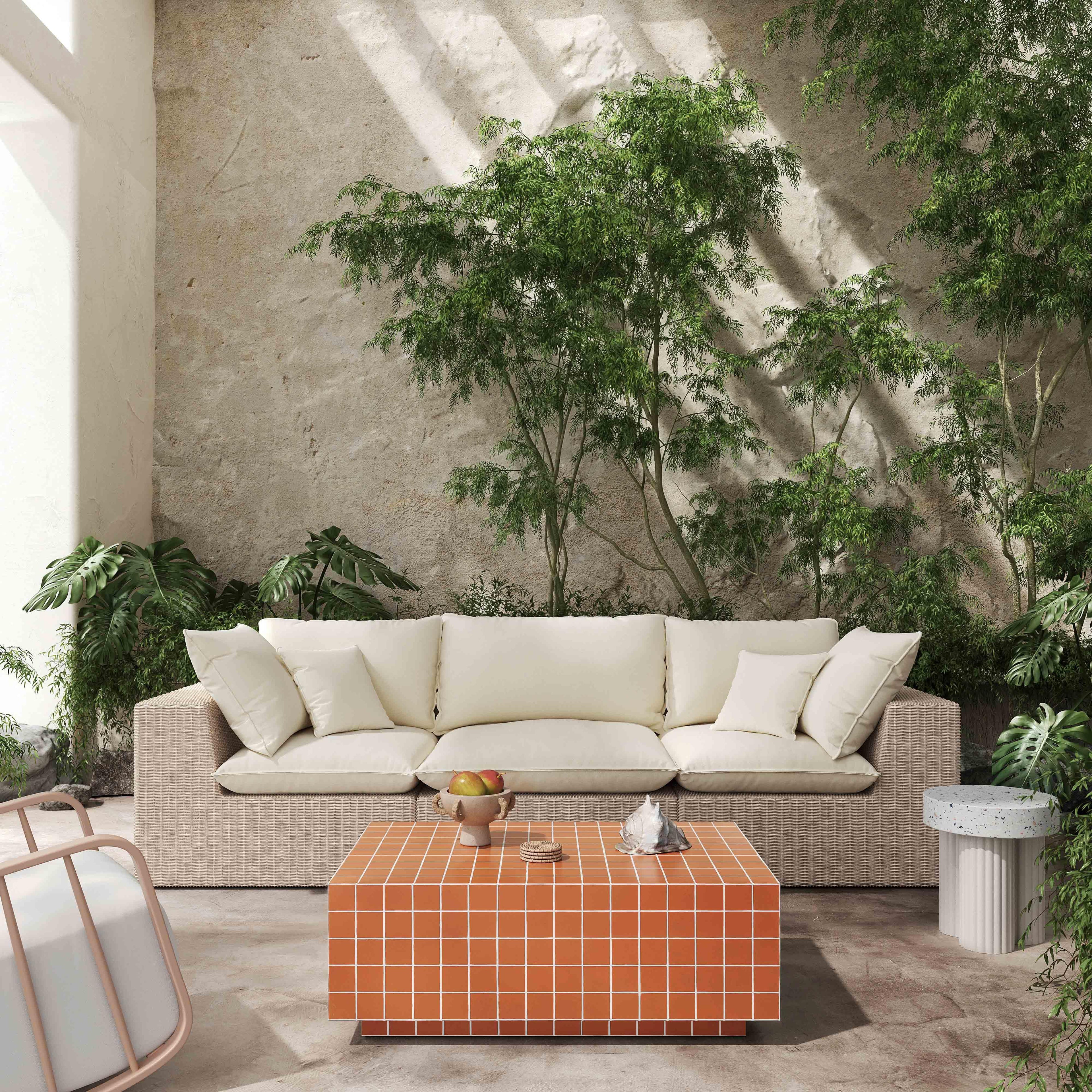 Mixie 39" Tile Indoor/Outdoor Coffee Table