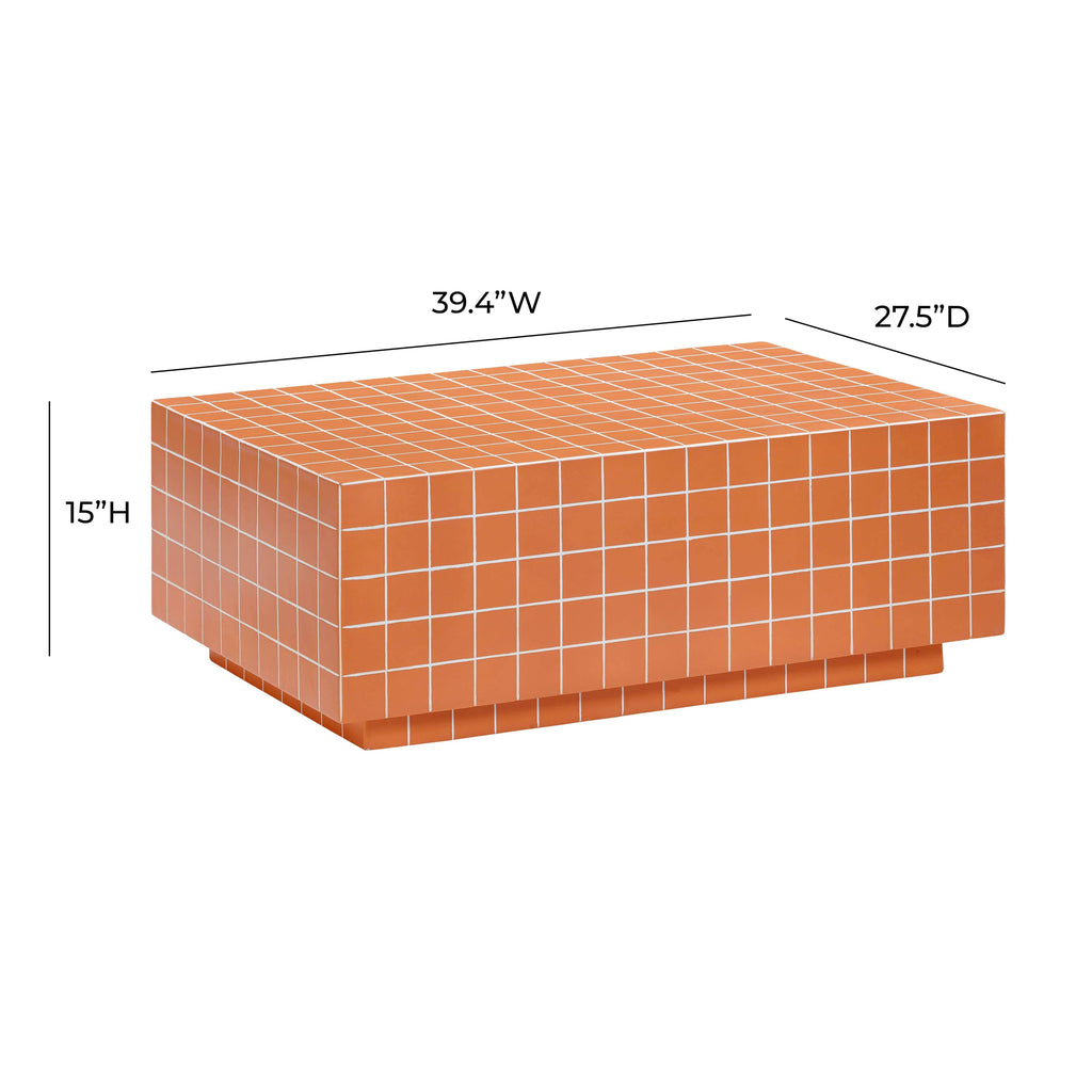 Mixie 39" Tile Indoor/Outdoor Coffee Table