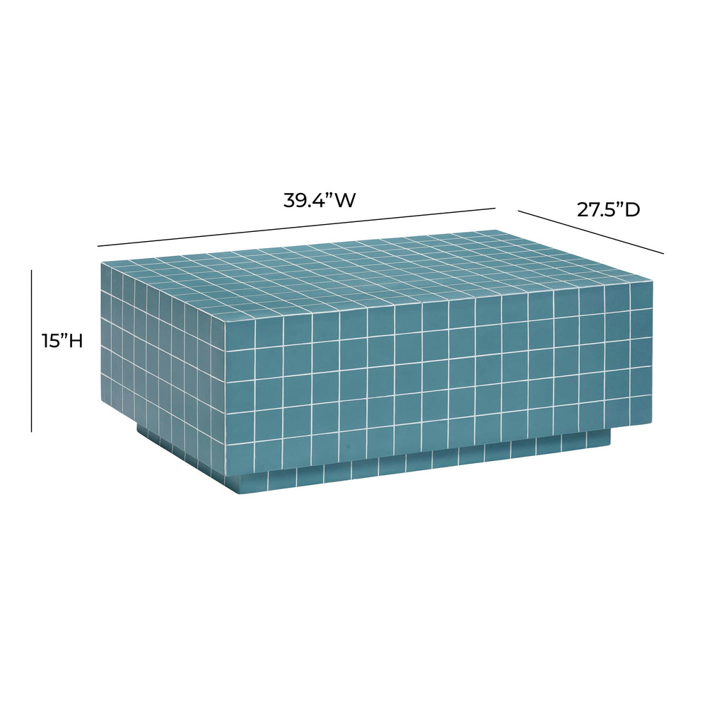 Mixie 39" Tile Indoor/Outdoor Coffee Table
