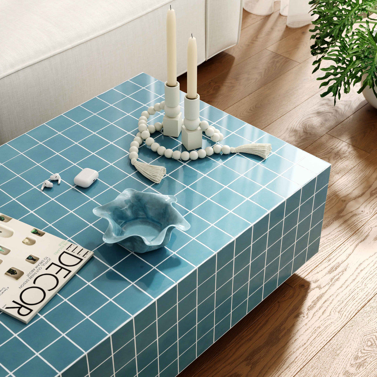 Mixie 39" Tile Indoor/Outdoor Coffee Table