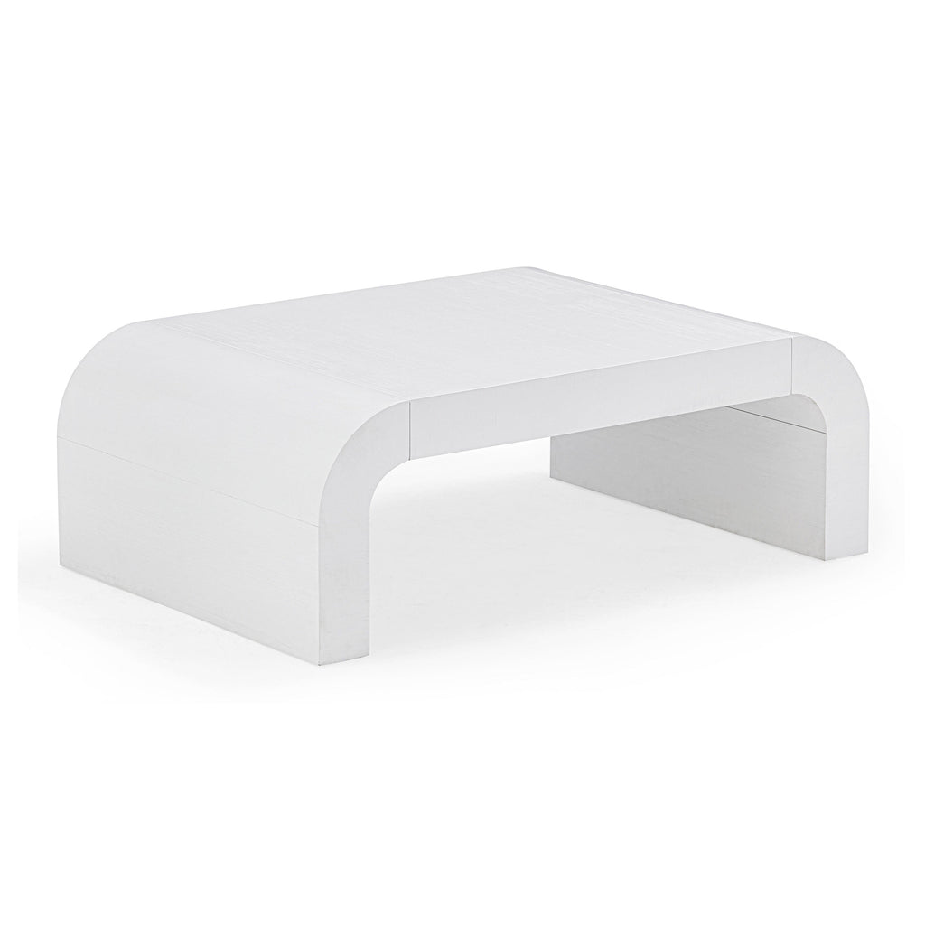 Hump 46" Arched Coffee Table — White null