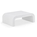 Hump 46" Arched Coffee Table — White null