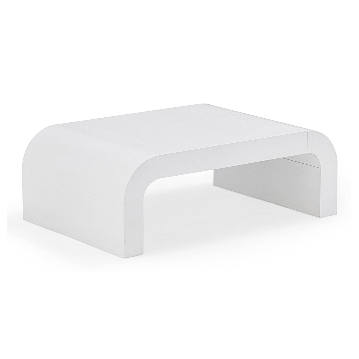 Hump 46" Arched Coffee Table — White null