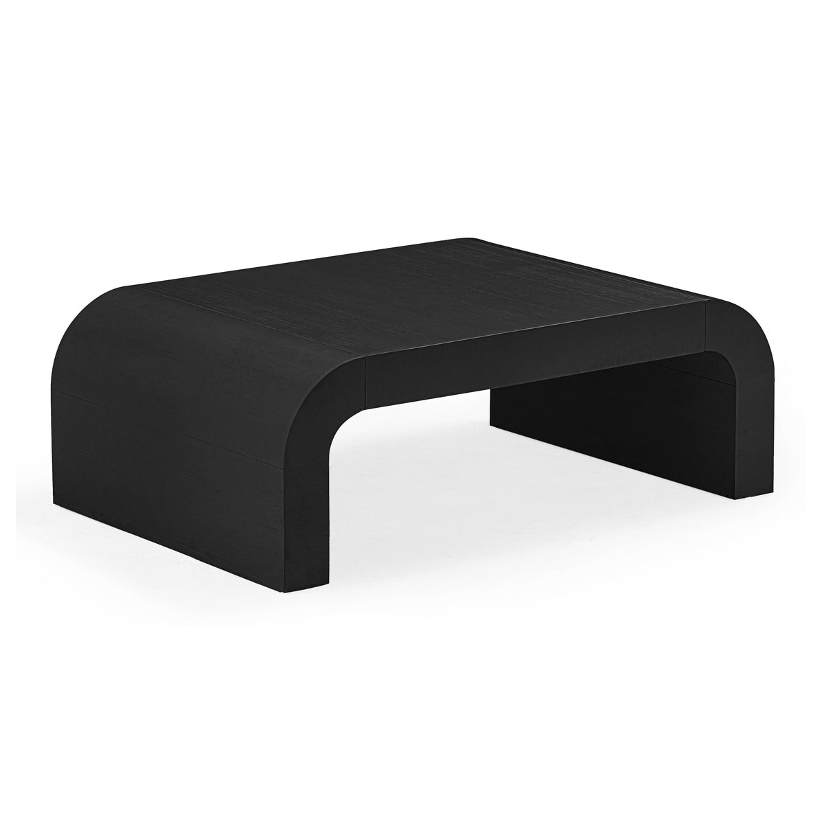 Hump 46" Arched Coffee Table — Black null