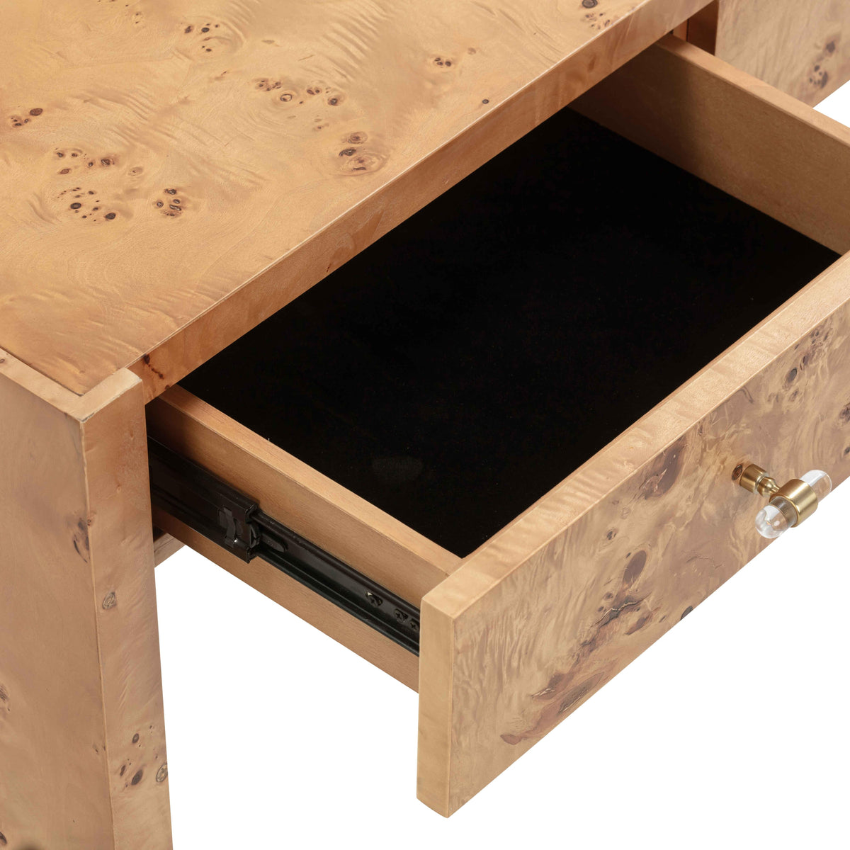 Brandyss 54" Burl Console Table