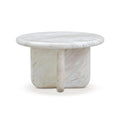 Juju Faux Marble Indoor/Outdoor Round Coffee Table (24"-32")