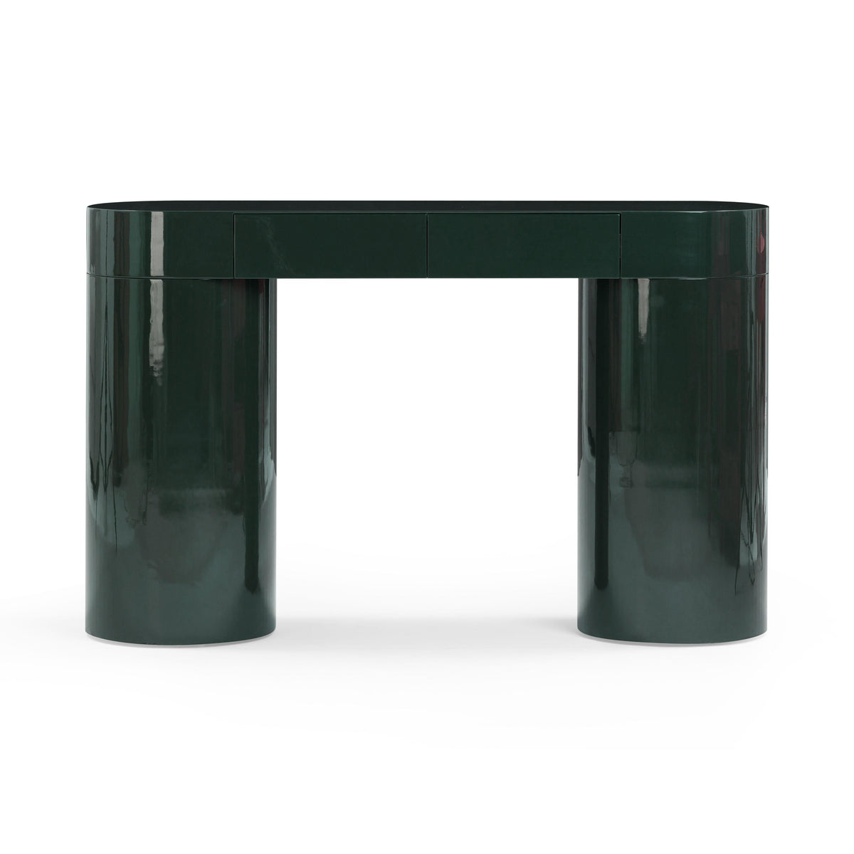 Mira 50" High Gloss Console Table — Green null