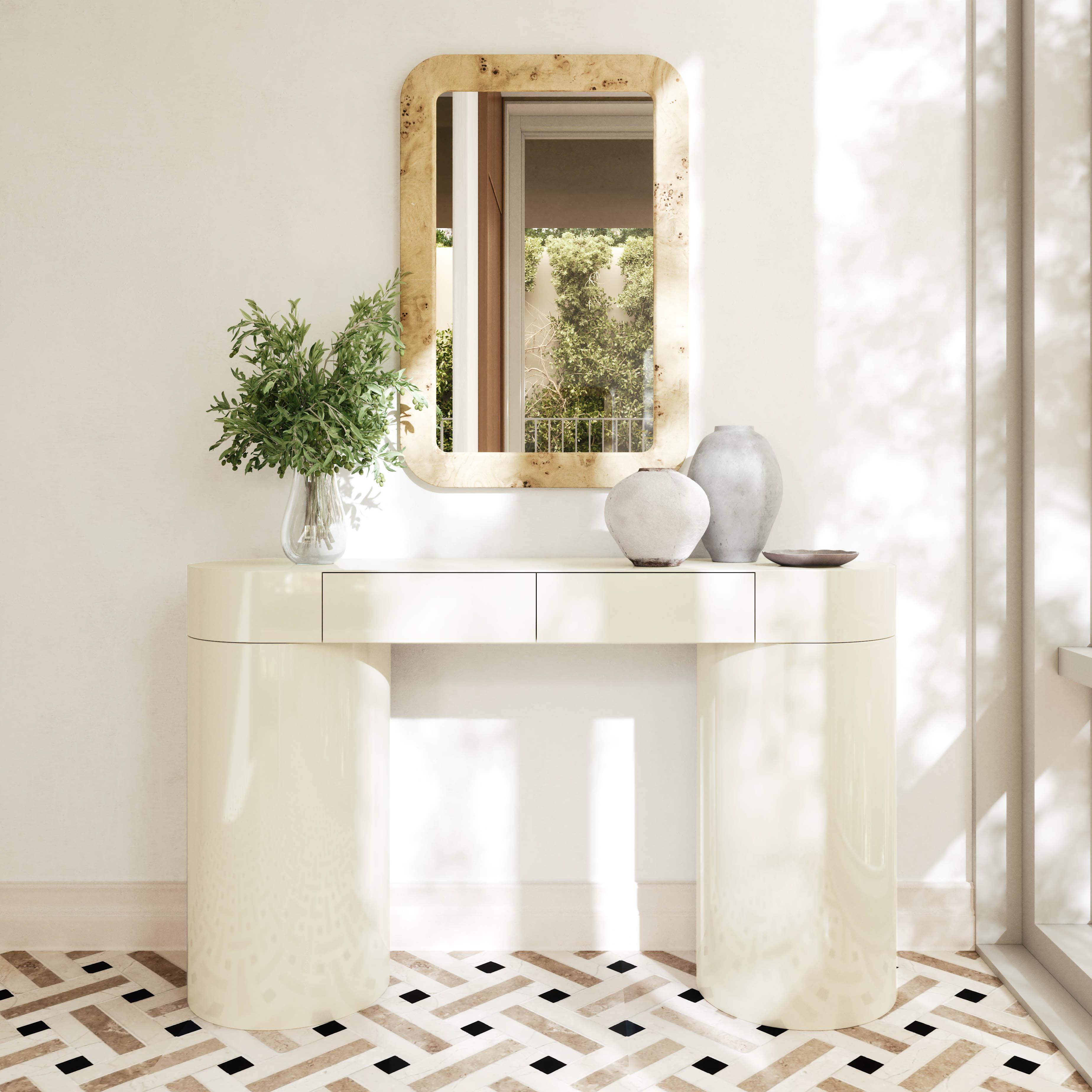 Mira 50" High Gloss Console Table