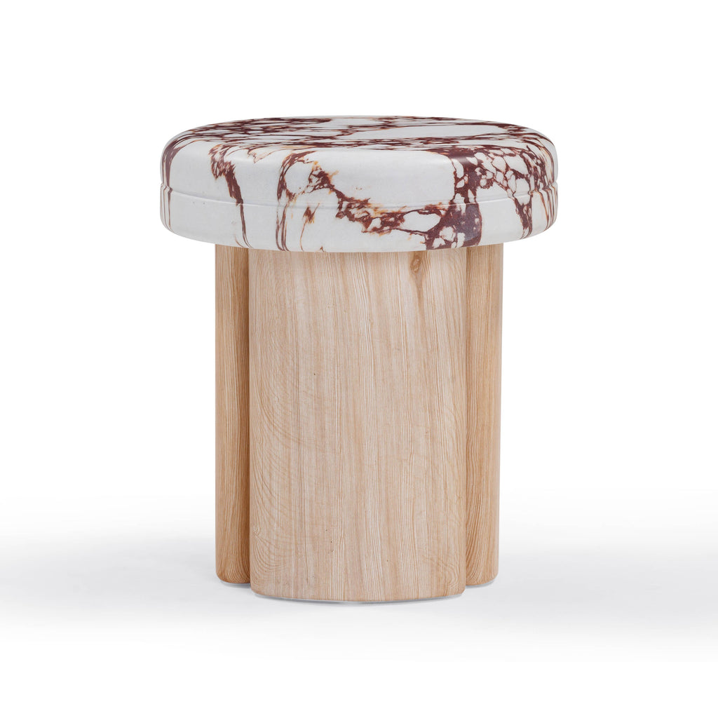 Sheila Textured Concrete Indoor / Outdoor Side Table