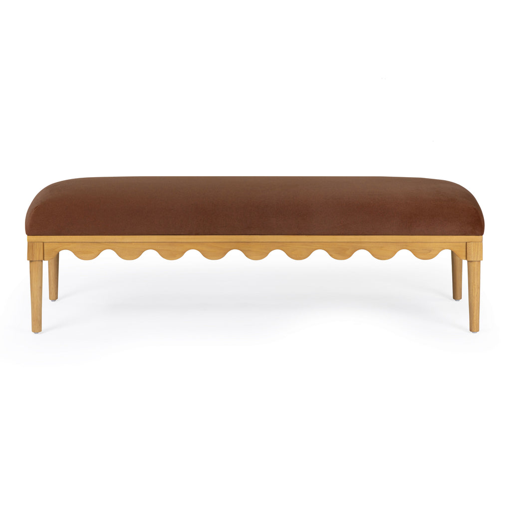 Oodle 56.5" Performance Vegan Mohair Bench
