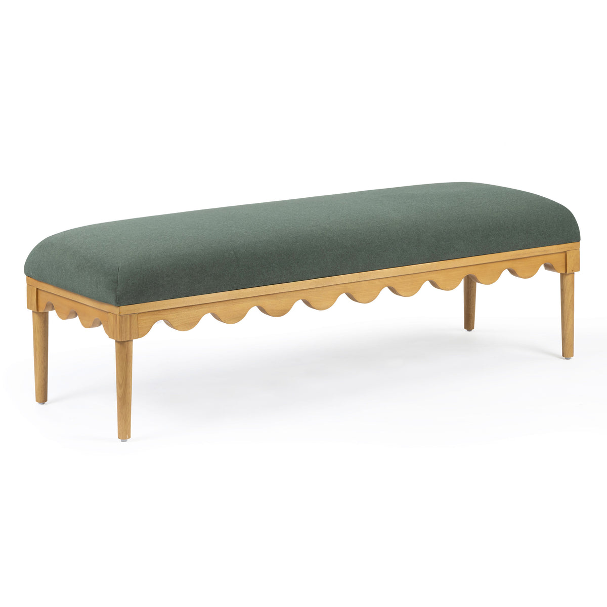Oodle 56.5" Performance Vegan Mohair Bench