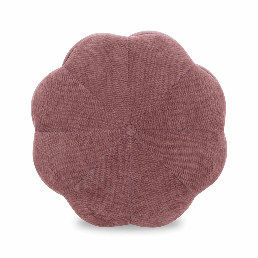 Fleur Textured Performance Velvet Storage Ottoman