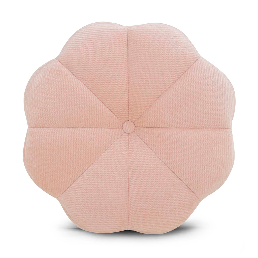 Fleur Textured Performance Velvet Storage Ottoman