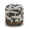 Bisou Performance Jacquard Ottoman
