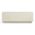 Romy 47" Rectangular Coffee Table — Cream Travertine null