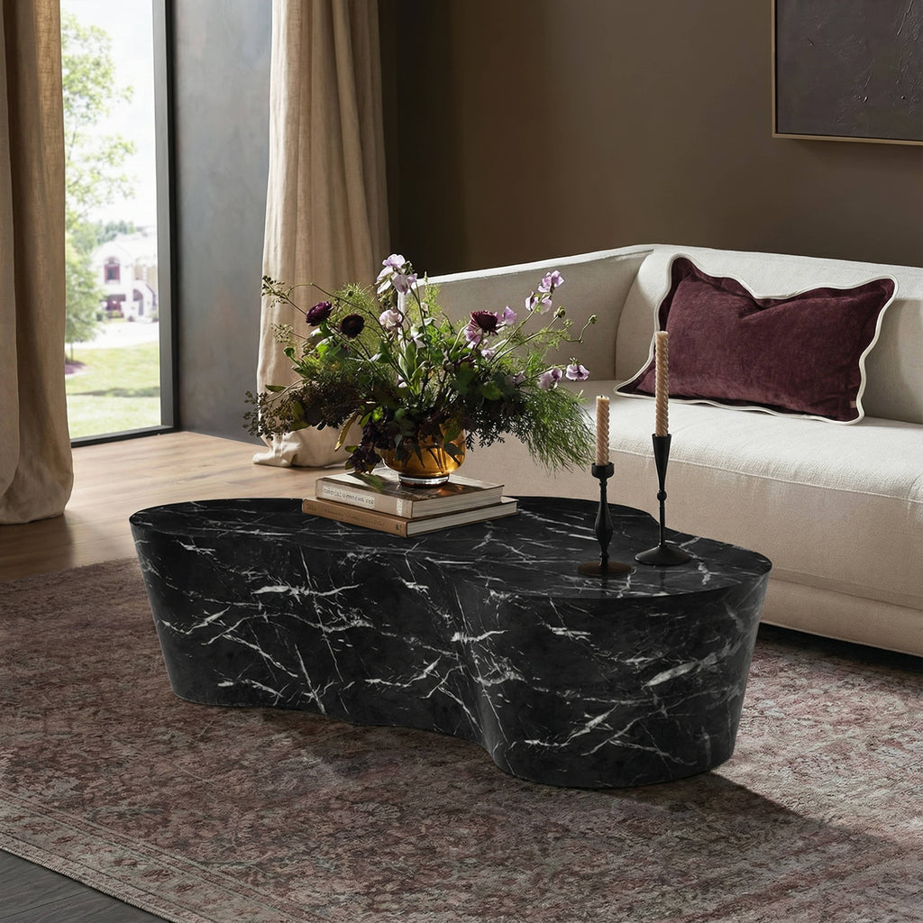 Slab 59" Concrete Indoor/Outdoor Coffee Table