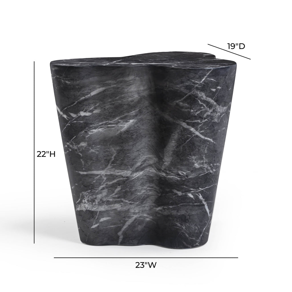 Slab Concrete Indoor/Outdoor Side Table (18"-22")