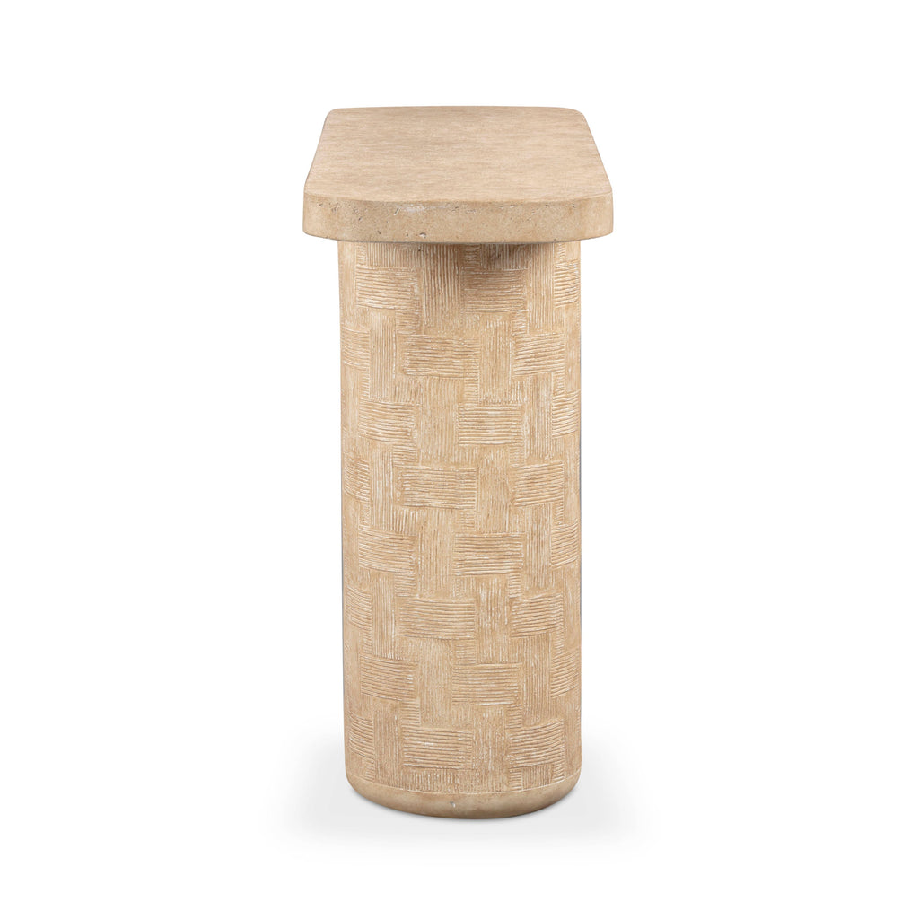 Suraya 55" Indoor/Outdoor Concrete Console Table