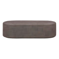 Suraya 55" Indoor/Outdoor Concrete Rounded Coffee Table