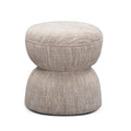 Tomlin Ruched Performance Fabric Game Ottoman