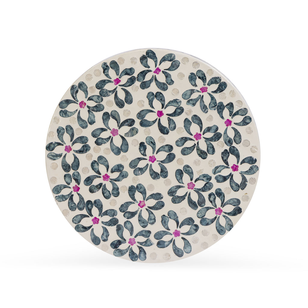 Lorna Capiz Shell Accent Stool
