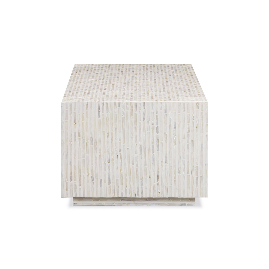 Earl 48" Shell Rectangular Coffee Table